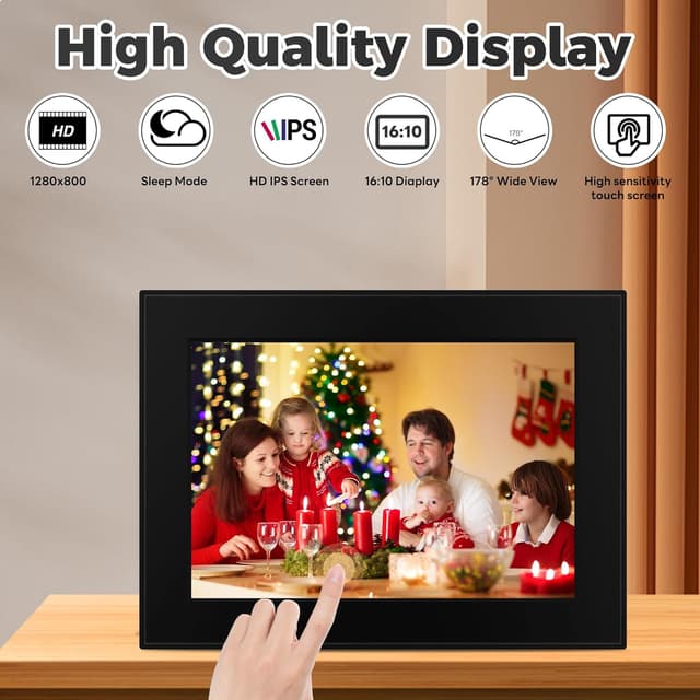 Detalle 2 de Frameo 10.1 Inch Digital Photo Frame 32GB