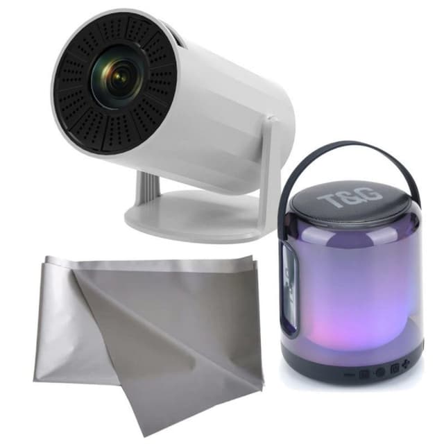 Detalle de Klack Mini Proyector 4K pantalla 130"