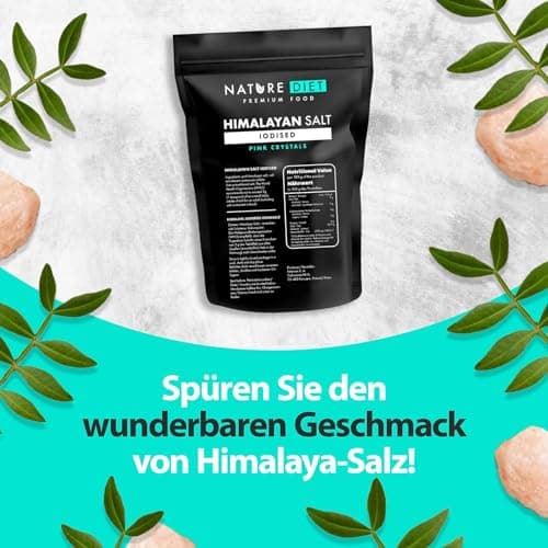 Thumbnail 4 de Nature Diet Sal del Himalaya Pakistán 1000 g 🌸 Sal rosa fina
