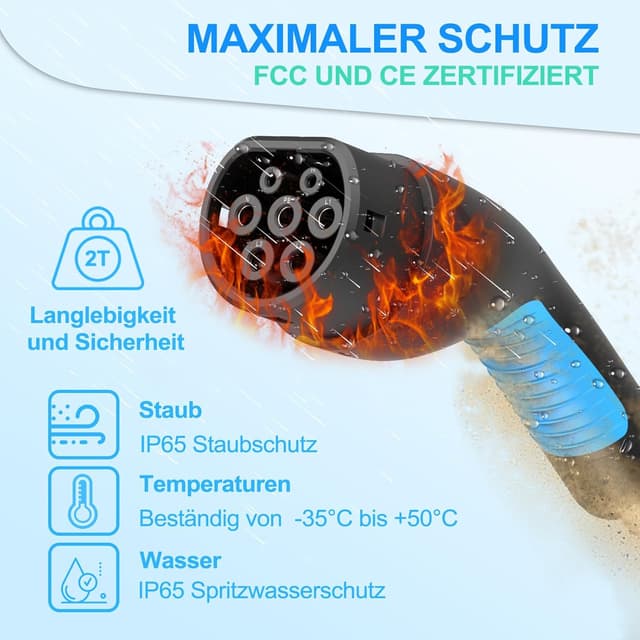 Thumbnail 2 de EVDANCE Typ 2 Ladekabel 11 kW đ