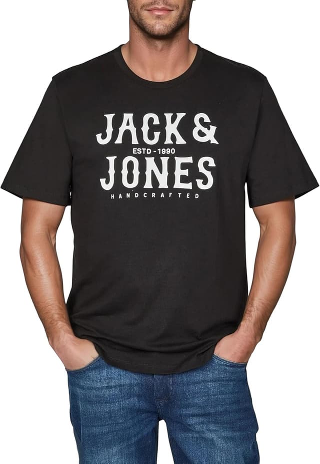Detalle de JACK & JONES JJLINO 4er Pack T-Shirt Regular Fit