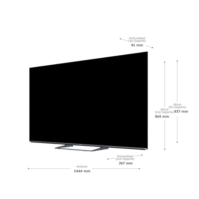 Thumbnail 1 de Haier H65M80FUX TV MiniLED 65" 4K UHD, Sonido KEF