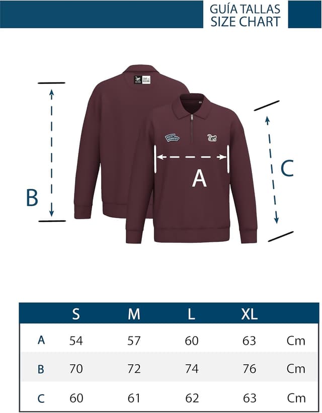 Thumbnail 6 de Surf Monkey Sweat 1/4 zip en coton biologique et polyester recyclé – Col type polo