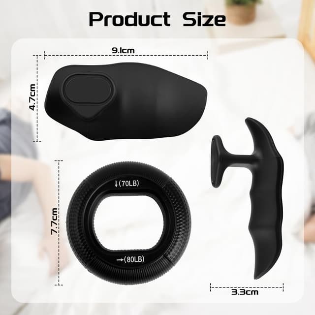 Detalle 2 de flintronic poignées d’haltérophilie 9,1 x 4,7