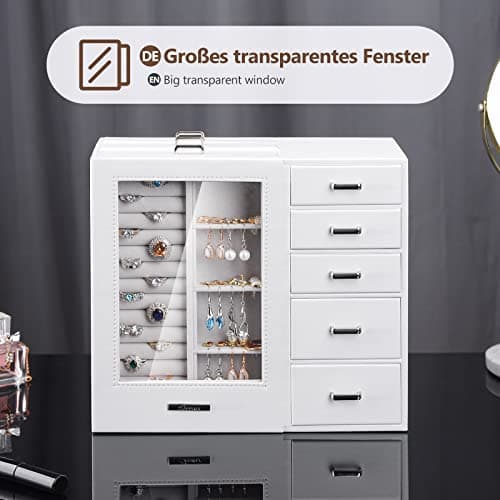 Detalle 2 de Seelux Joyeros Joyero 8 Cajones 27.5 cm