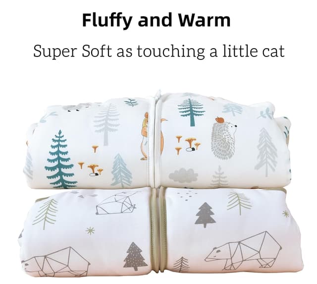 Detalle de Chilsuessy Schlafsack Kinder 2er Pack 2.5 Tog 90–105 cm