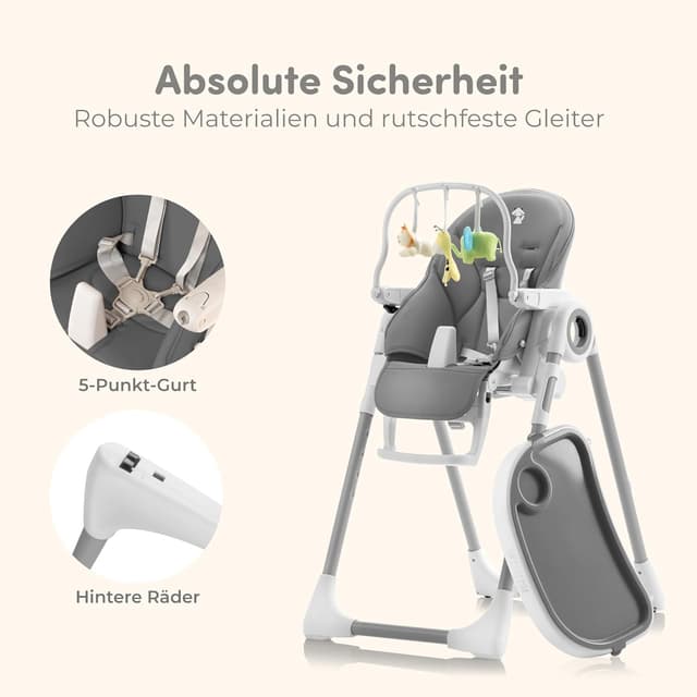 Thumbnail 4 de Sweety Fox Hochstuhl 15 kg mit Liegefunktion