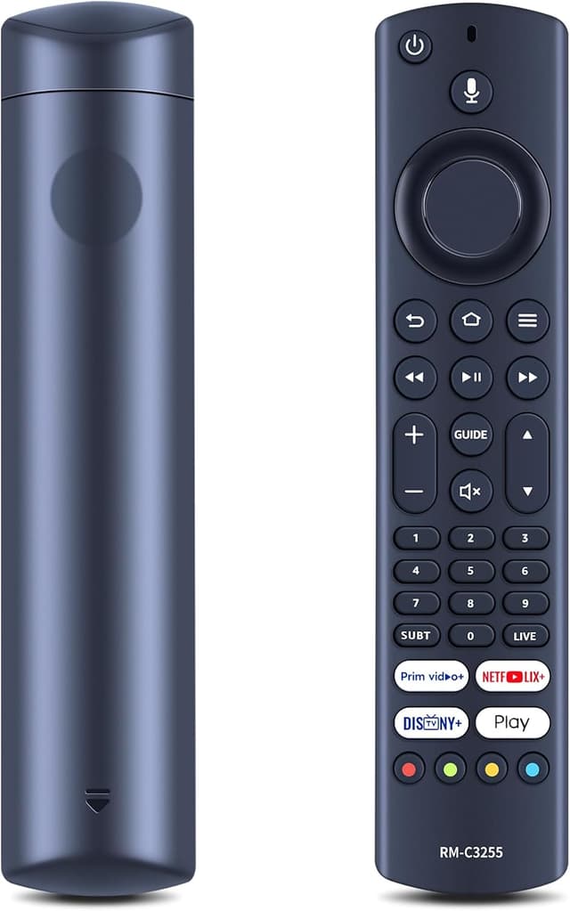 Detalle de TCNOUMT CT-8565 Voice Remote Control (with mic) for Toshiba Smart 4K Ultra TVs