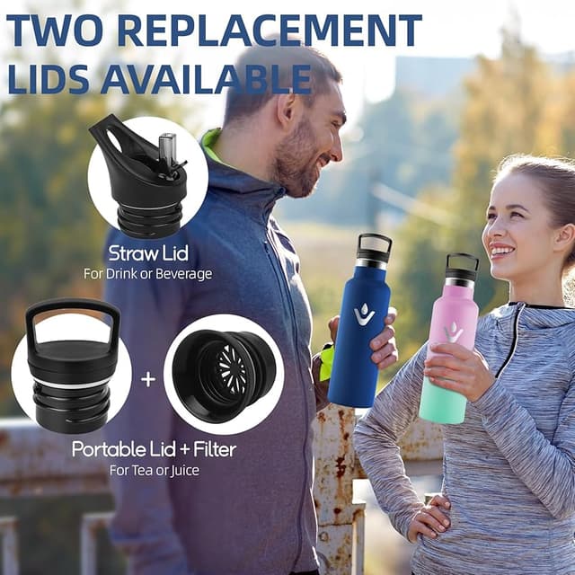 Detalle 1 de Grsta Botella térmica 500 ml sin BPA para niños 🥤