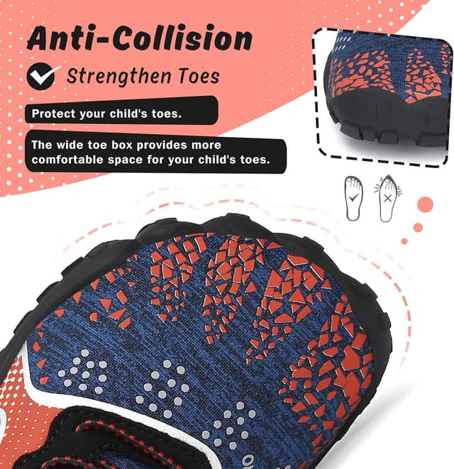 Detalle 2 de SAGUARO chaussures minimalistes respirantes pour enfants (trail/pied nus) GR.24-36