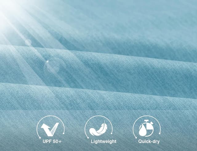 Detalle de Rdruko Men’s Short-Sleeve Quick-Dry Polo Shirt with Pocket