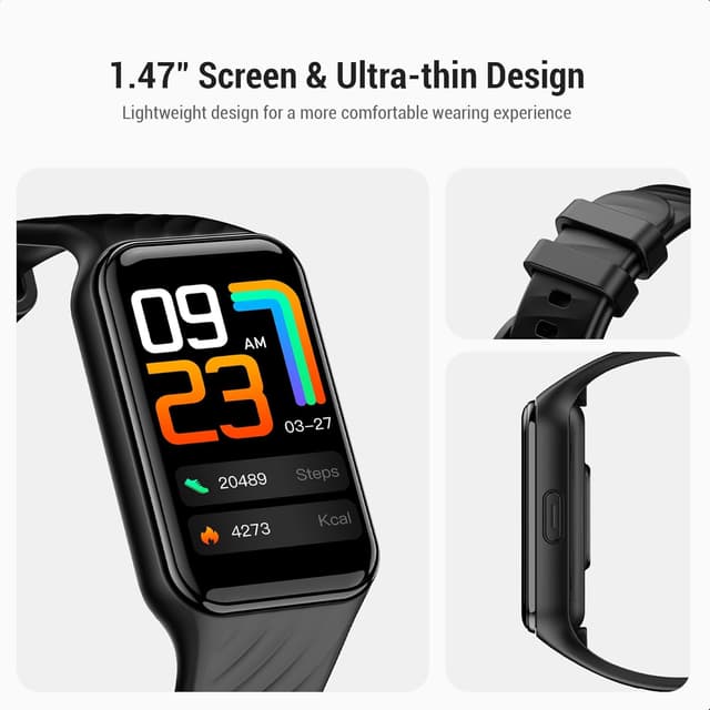 Detalle 2 de Blackview Smart Watch 1.47" AMOLED, 50‑day battery