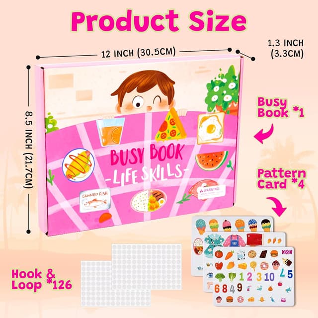 Detalle 2 de Cubbly quiet busy book for 3–6