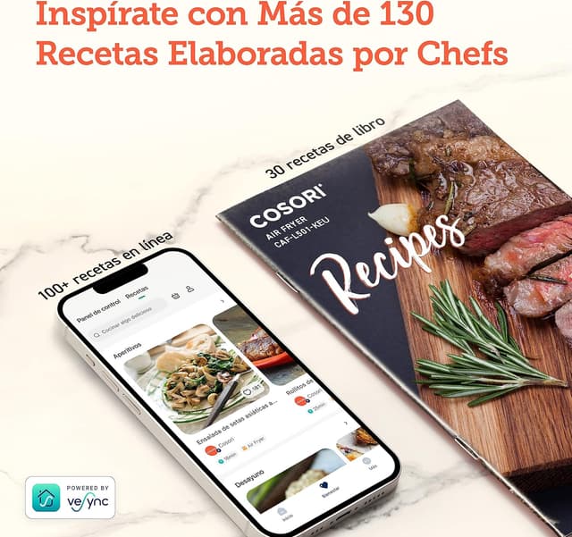 Detalle 1 de Cosori L501 Freidora de aire 4,7 L 🍟