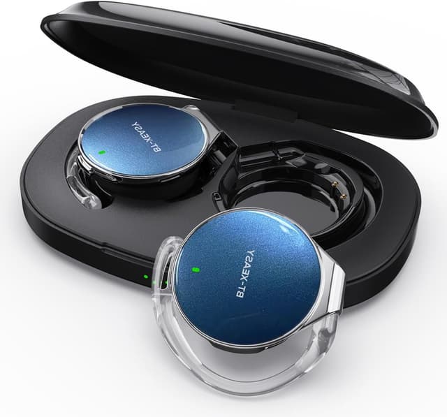 Detalle de Bluetooth 5.4 Open-Ear Noise Cancelling Headphones (BT-X Easy) with Charging Case