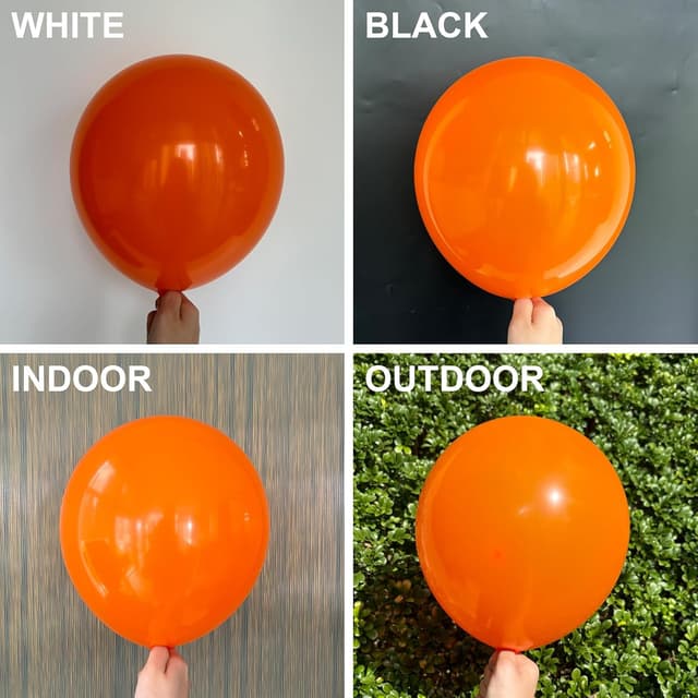 Thumbnail 2 de Teselife 100 Ballons Orange Mat 12 pouces 🎈