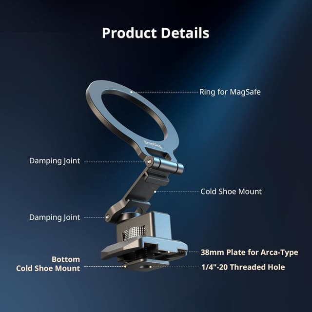 Detalle de SMALLRIG 5339 Handyhalterung Arca 500 g