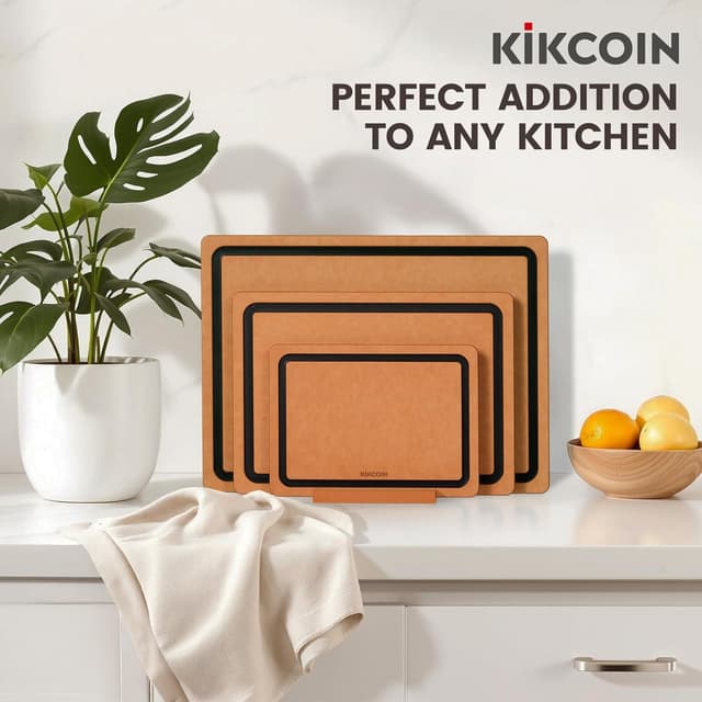 Thumbnail 6 de Kikcoin 3-Piece Wood Cutting Board Set ⚙