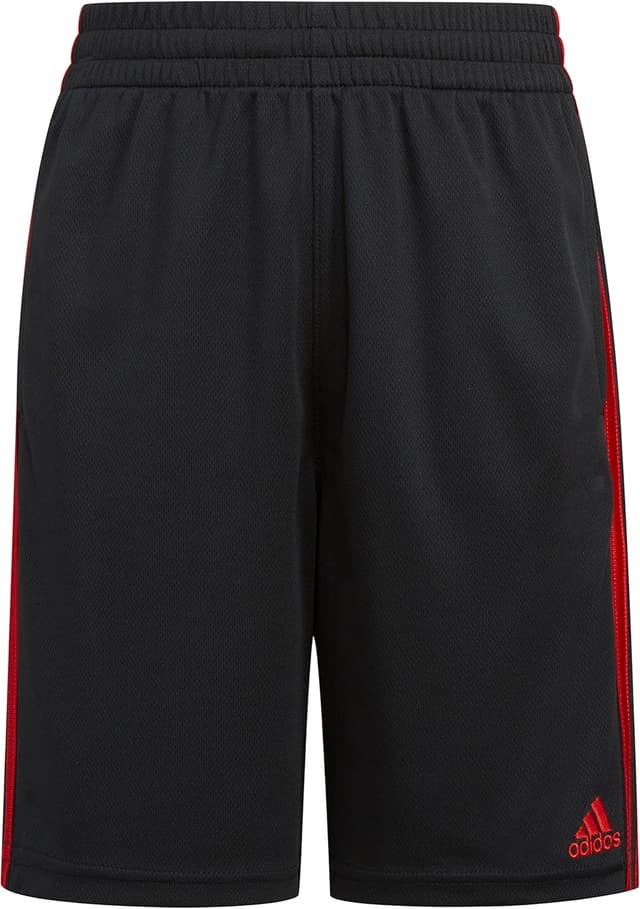 Detalle 2 de adidas Boys' Classic 3-Stripes Shorts with Drawcord Waist