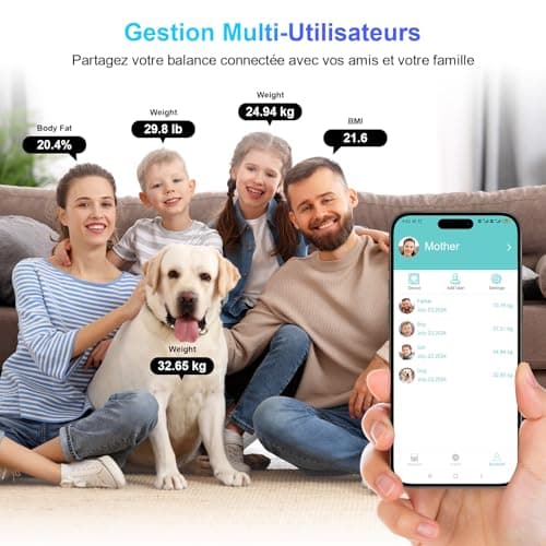 Thumbnail 5 de Bascula Digital SmartFit 180kg con App y Monitores💪