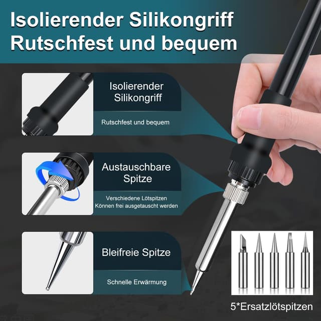 Detalle 2 de Makita 18V kabelloser Lötkolben 60W