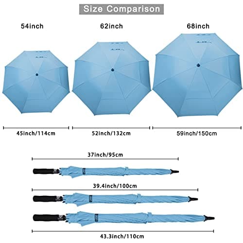 Thumbnail 2 de G4Free 62 Inch Golf Umbrella automatic open ⛳