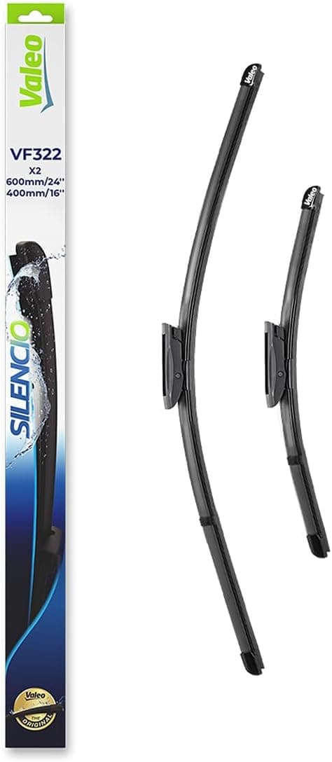 Detalle de VALEO Silencio VF322 : kit de 2 balais d’essuie-glace 600 mm / 400 mm pour l’avant