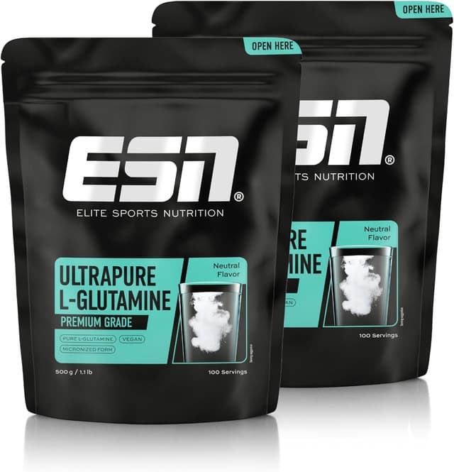 Thumbnail 6 de ESN Ultrapure L-Glutamine Pulver (500 g) – made in Germany