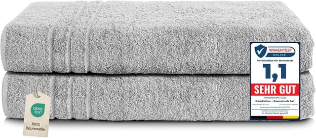 Detalle de Komfortec Serviette de sauna XXL 80 x 200