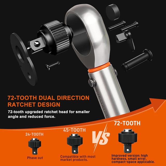 Thumbnail 5 de Rainllon Llave dinamométrica bicicleta 5-25 N·m