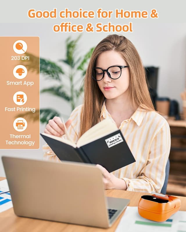 Thumbnail 5 de Phomemo M110 imprimante d'étiquettes 1500 mAh 🖨