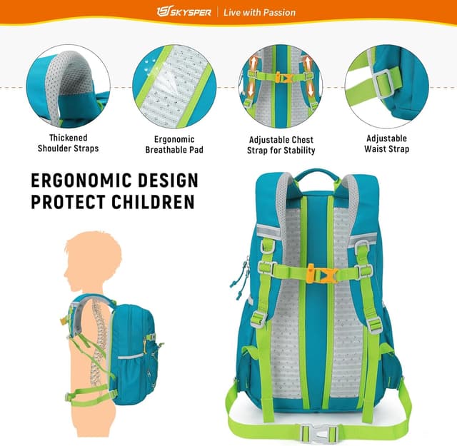 Thumbnail 2 de SKYSPER Kinderrucksack 15L Wanderrucksack