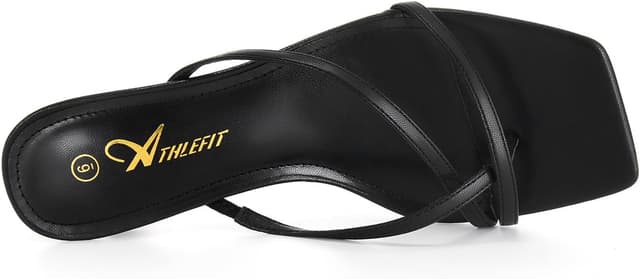 Detalle 1 de Athlefit strappy kitten heels 1.97 in