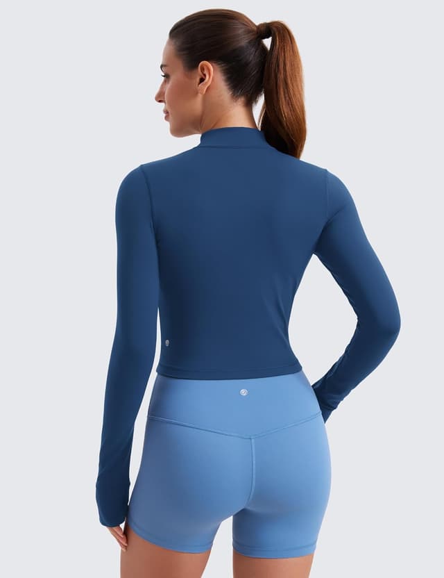 Detalle de CRZ YOGA Donna Butterluxe giacca da allenamento con zip integrale Slim Fit