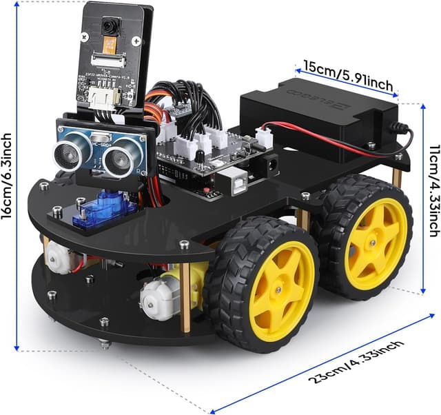 Detalle 2 de ELEGOO Smart Robot Car Kit V4.0 für Arduino