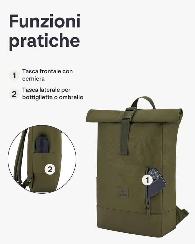 Thumbnail 5 de Johnny Urban Robin Medium zaino 16 pollici