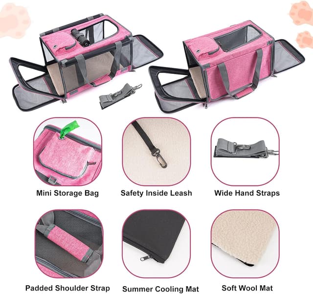 Detalle 2 de GAPZER Pet Carrier for Large Cats 🐱