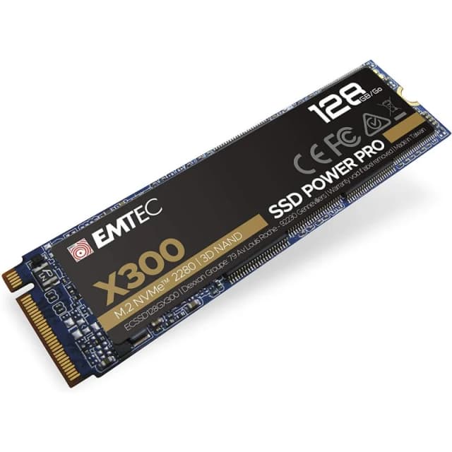 Detalle de Emtec Power Pro X300 128 GB M.2 NVMe SSD 💾