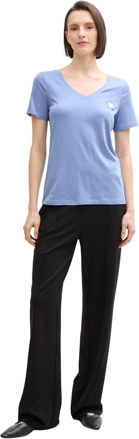 Detalle 2 de TOM TAILOR 1046579 T-Shirt Donna: comoda e dal fit versatile
