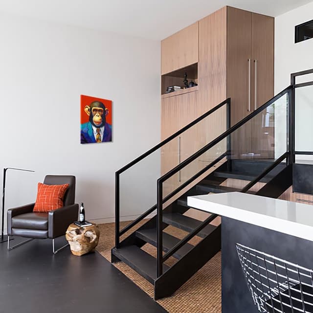 Thumbnail 4 de Framed canvas wall art print 30 x 40 cm