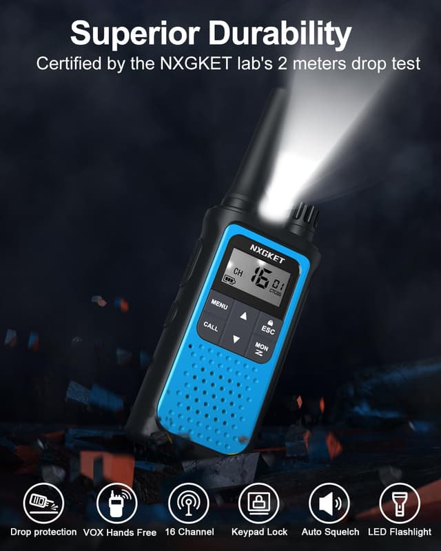 Thumbnail 1 de NXGKET Walkie Talkies 1800mAh PMR446