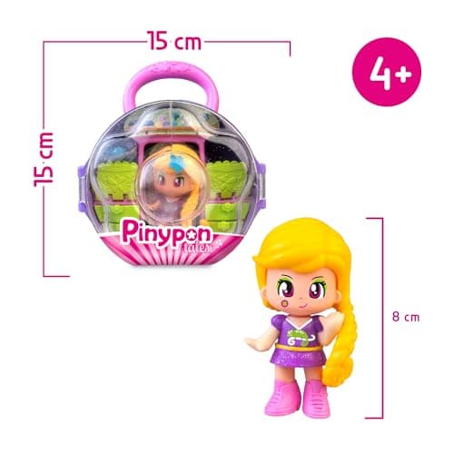 Detalle 2 de Famosa Pinypon Cuentos Rapunzel, bolso morado 🎎