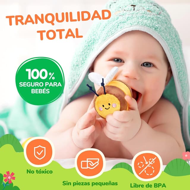 Detalle 2 de JoyCat Colmena Montessori con 5 abejas