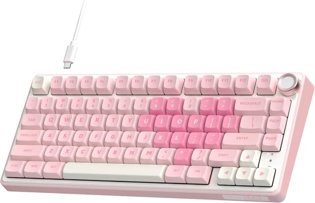 Imagen de RK ROYAL KLUDGE R75 75% mechanical keyboard with knob en OfertitasTOP