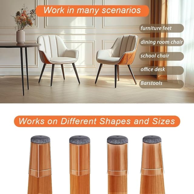 Thumbnail 3 de GICUNK 32Pcs Chair Leg Protectors 13–22.9mm