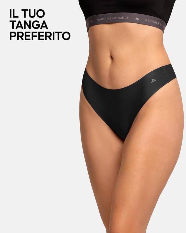 Detalle de Danish Endurance tanga donna 3 paia in microfibra