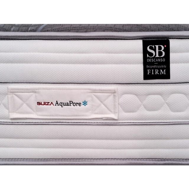 Detalle 1 de Sweetbedding Aquapore 2, Colchón HR y Viscoelástica Suiza