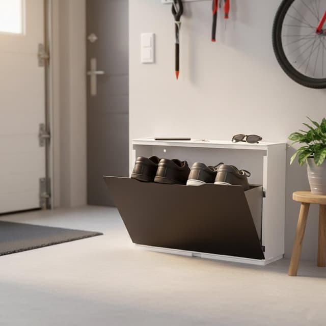 Thumbnail 5 de Dmora Scarpiera Gouvry 1 Anta Bianco 51x17x40 cm