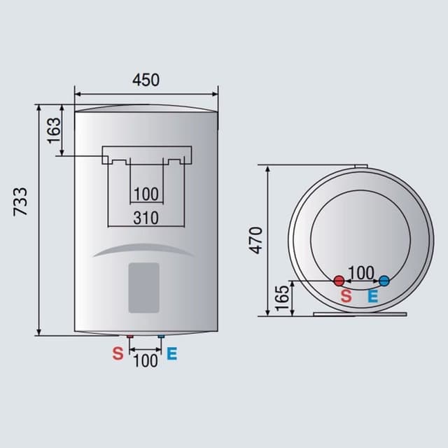 Detalle de Ariston Lydos ECO Termo Eléctrico 80L 🔌