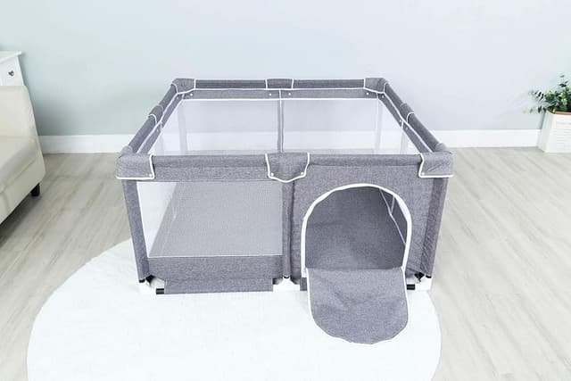 Thumbnail 2 de Star Ibaby Oxford XL - Parque Bebé Ultraligero Soft Grey